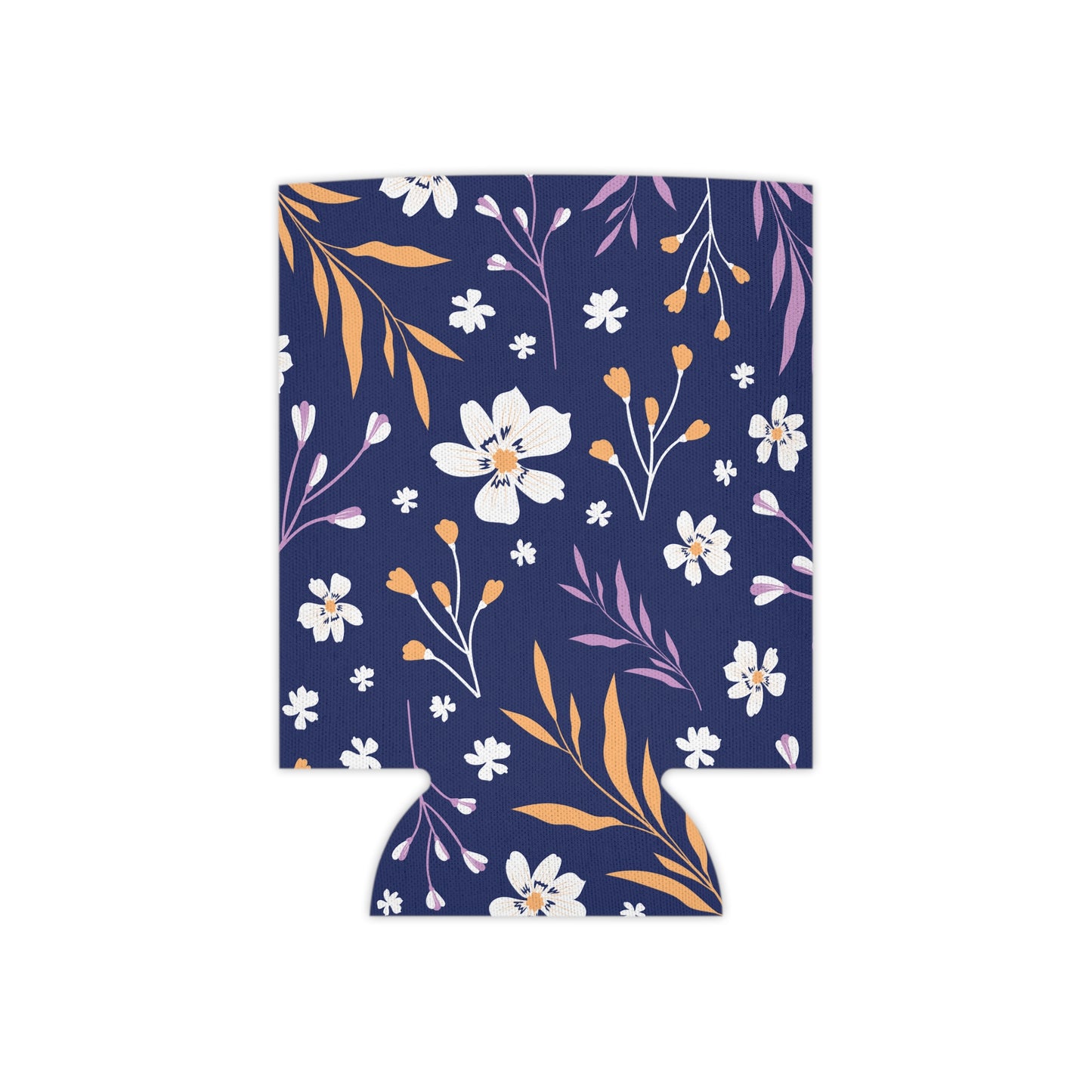 Floral Print Can Cooler