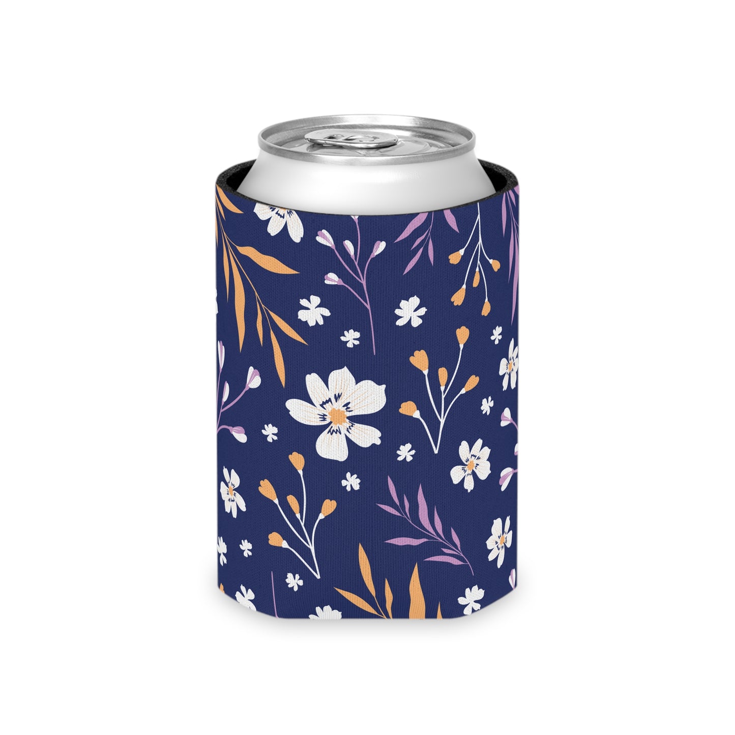 Floral Print Can Cooler