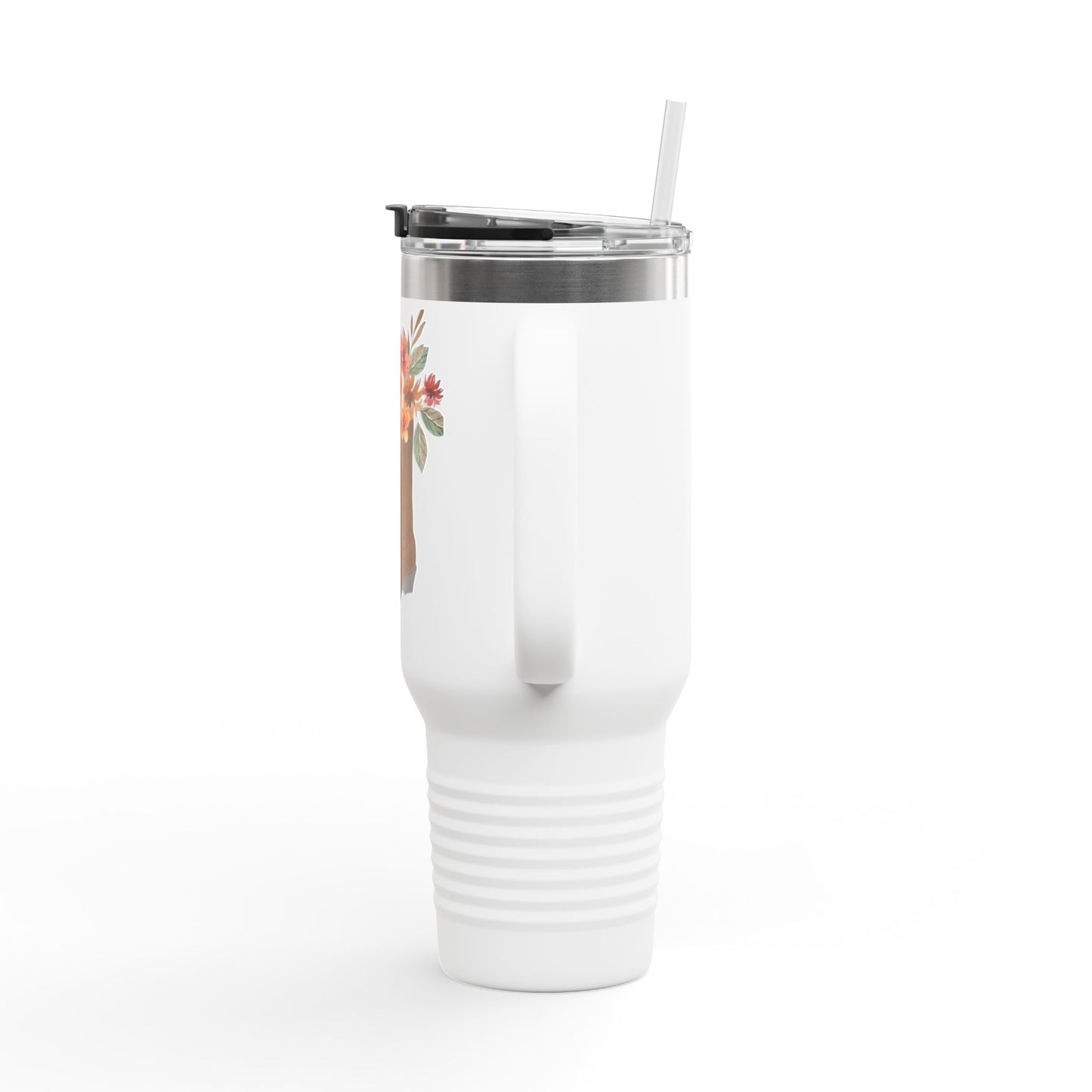 Western Floral Insulated Travel Mug