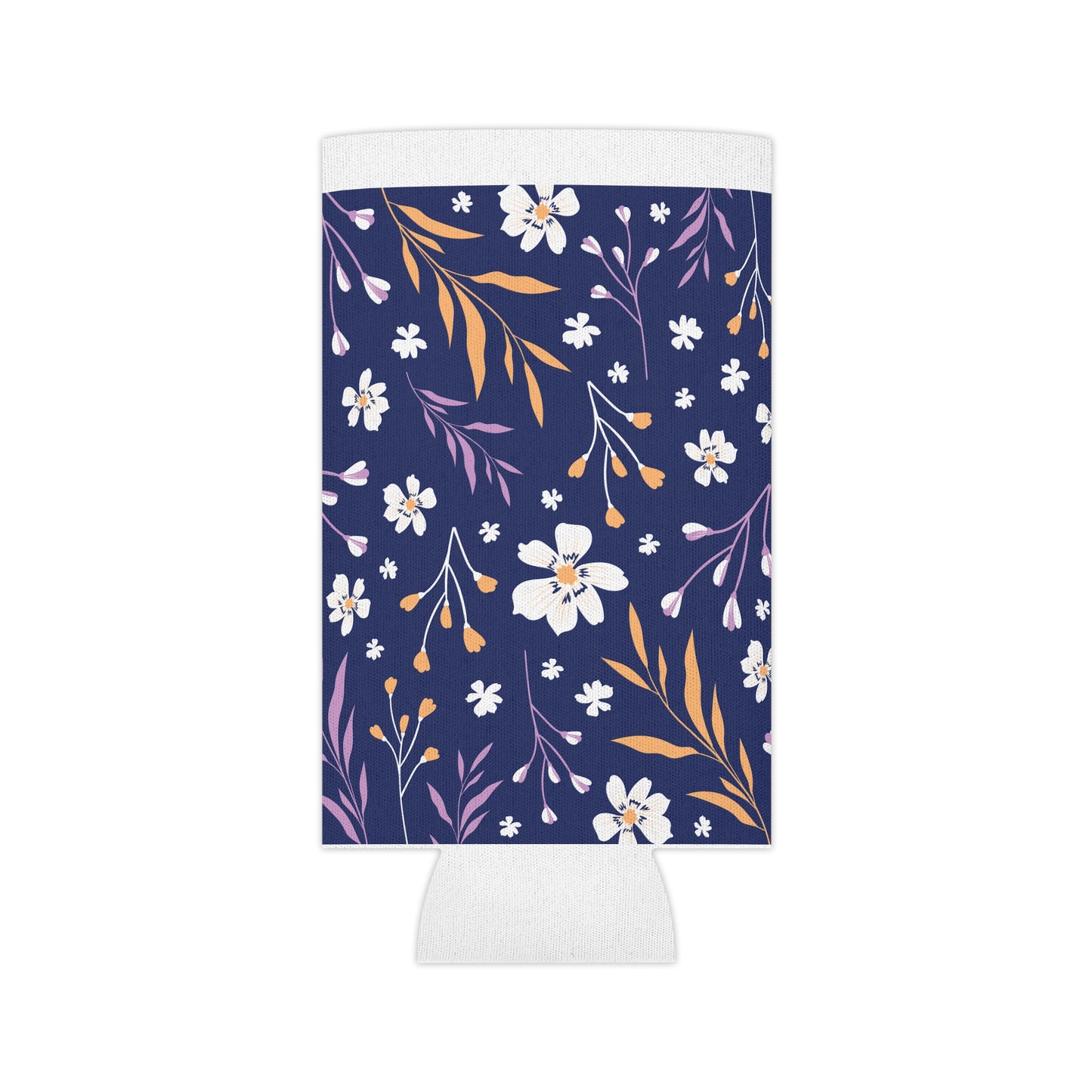 Floral Print Can Cooler