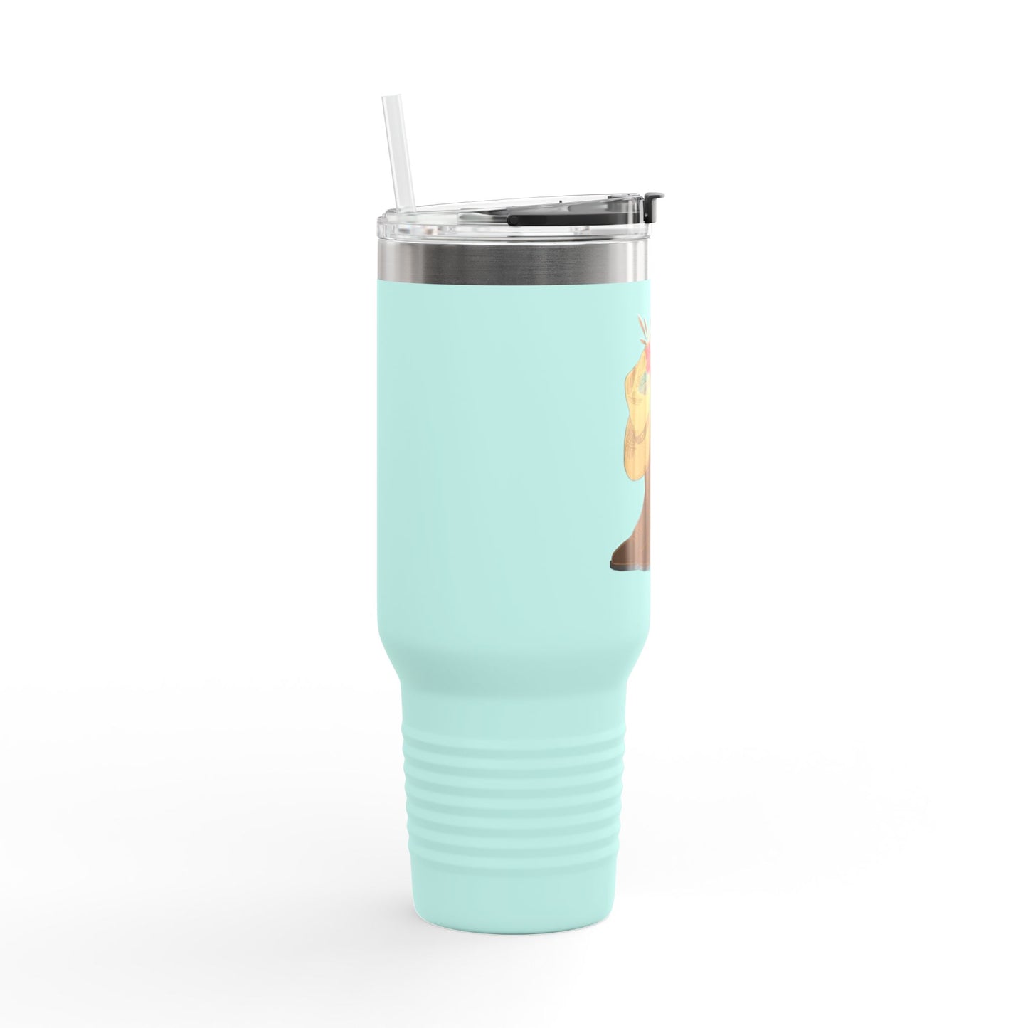 Western Floral Insulated Travel Mug