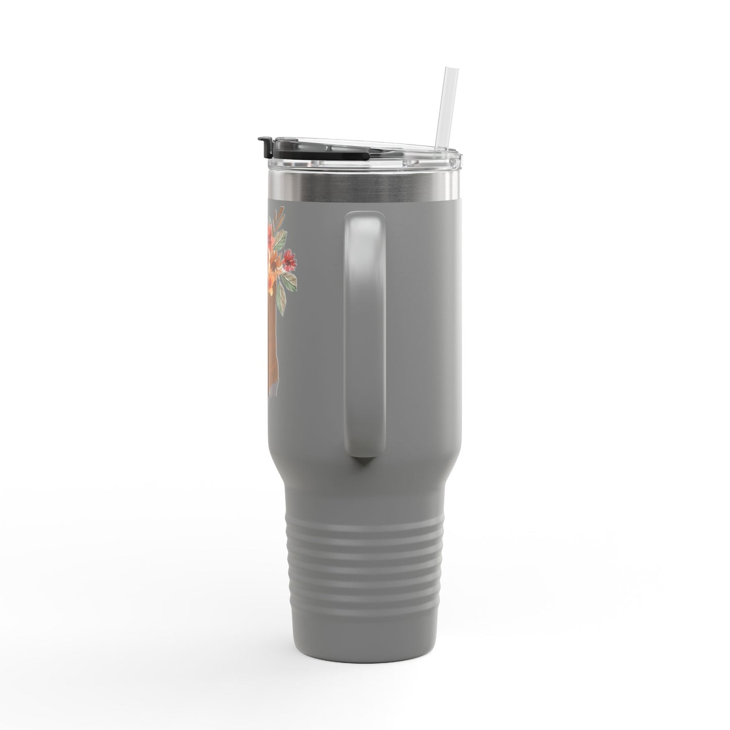 Western Floral Insulated Travel Mug