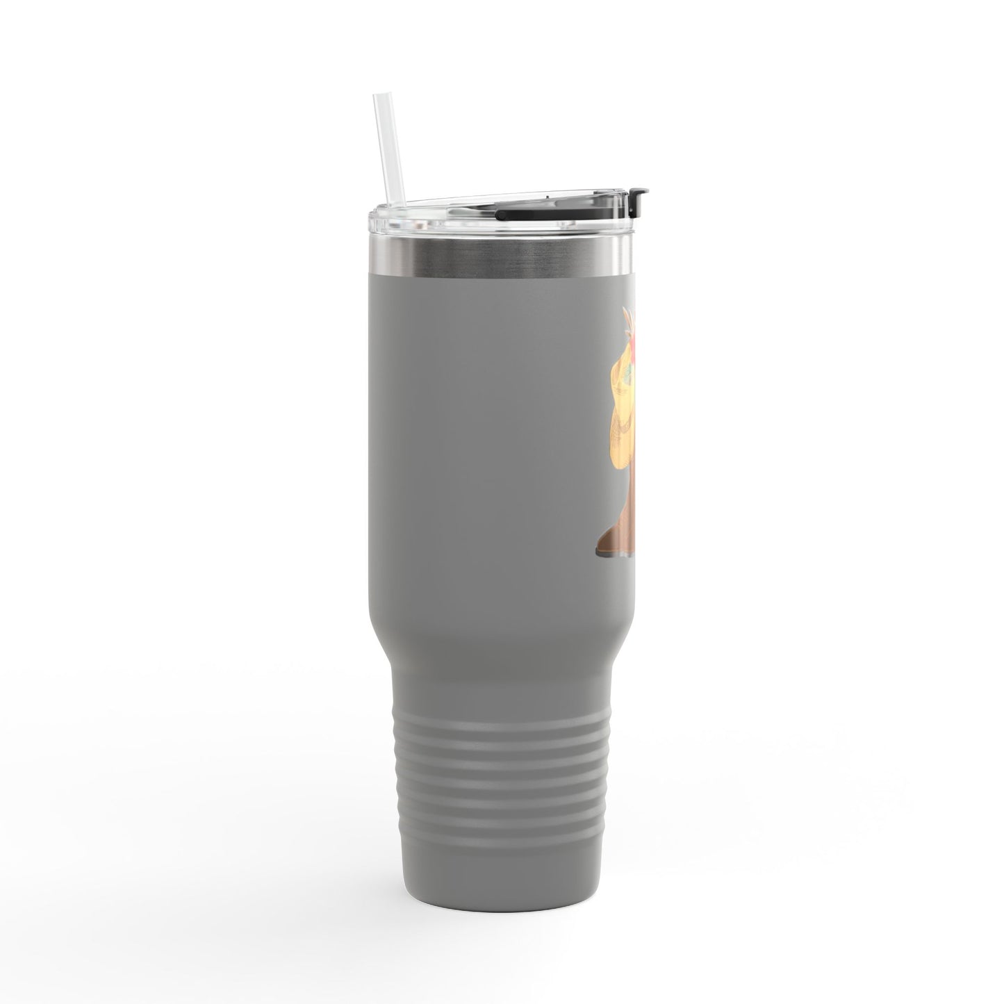 Western Floral Insulated Travel Mug