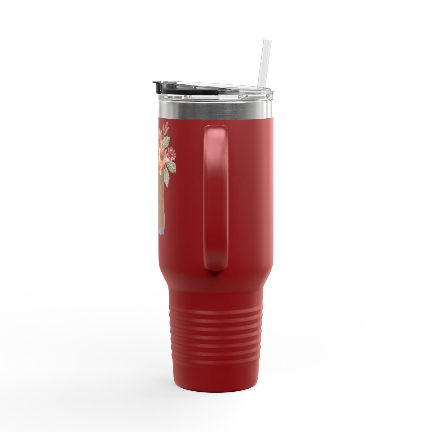 Western Floral Insulated Travel Mug