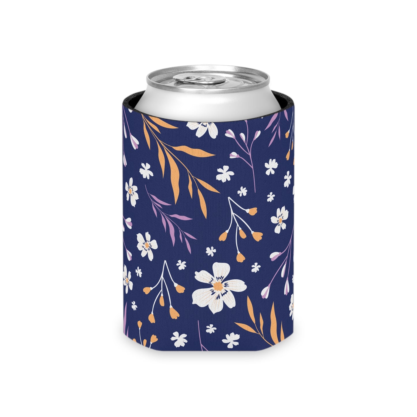 Floral Print Can Cooler